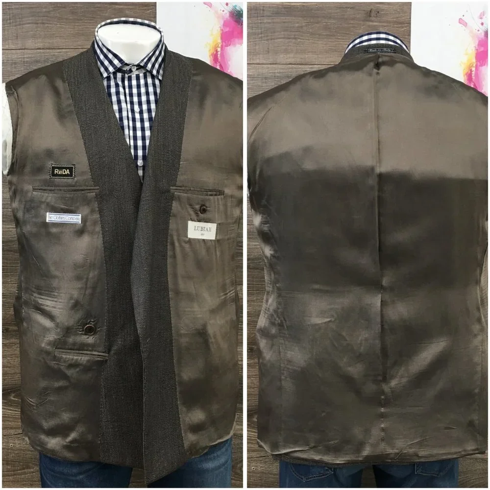 Vintage Lubiam LBM 911 Mens Blazer Sport Coat‎ Two Button Jacket Wool 42R Casual
